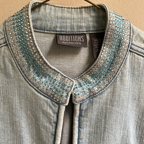 Lightweight Jean Jacket by Chicos Additions - Picture 2 of 4